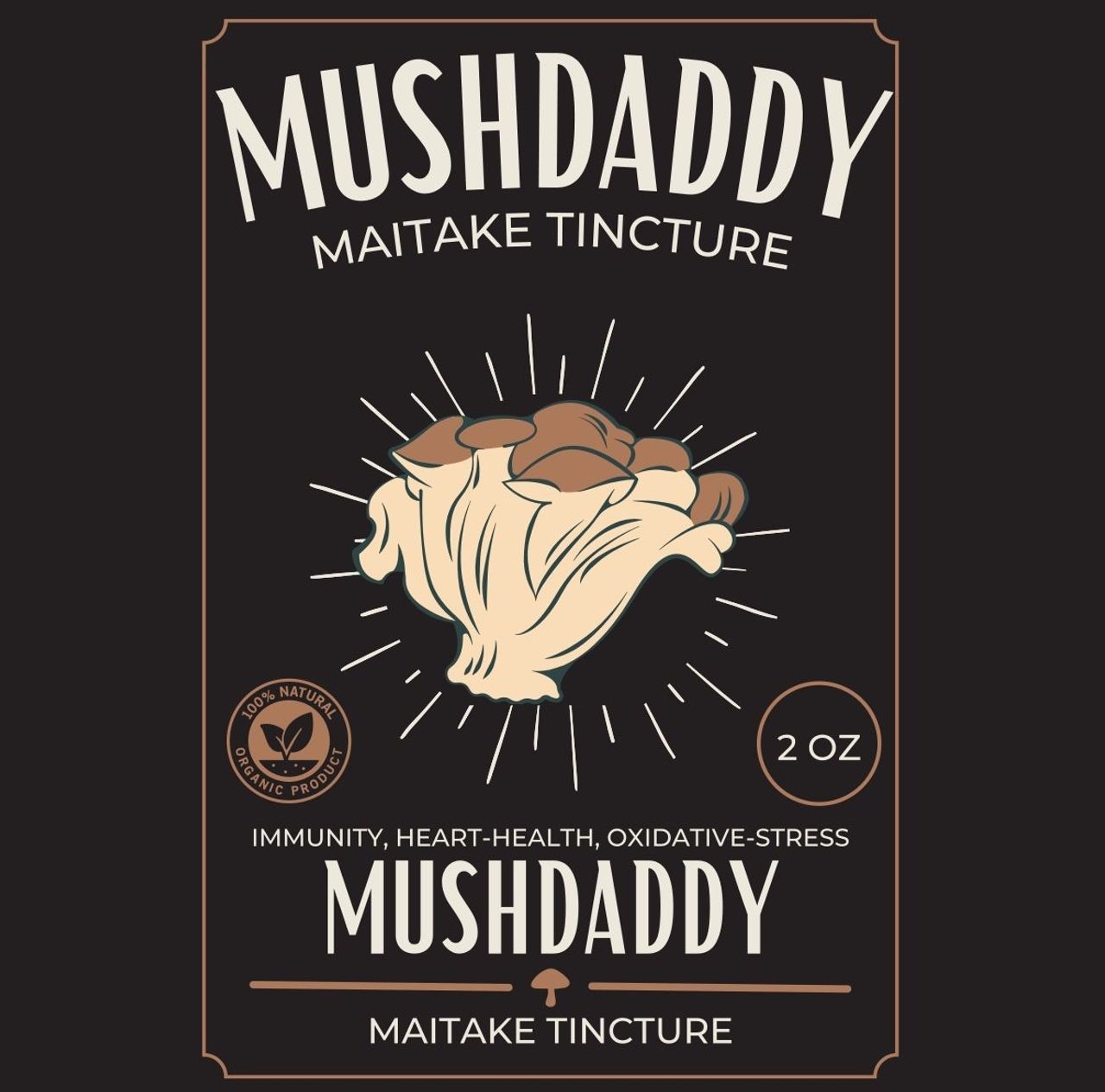 Maitake Tincture Label