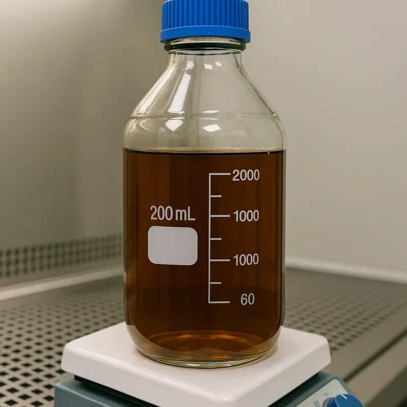 Agar on Magnetic Stirrer