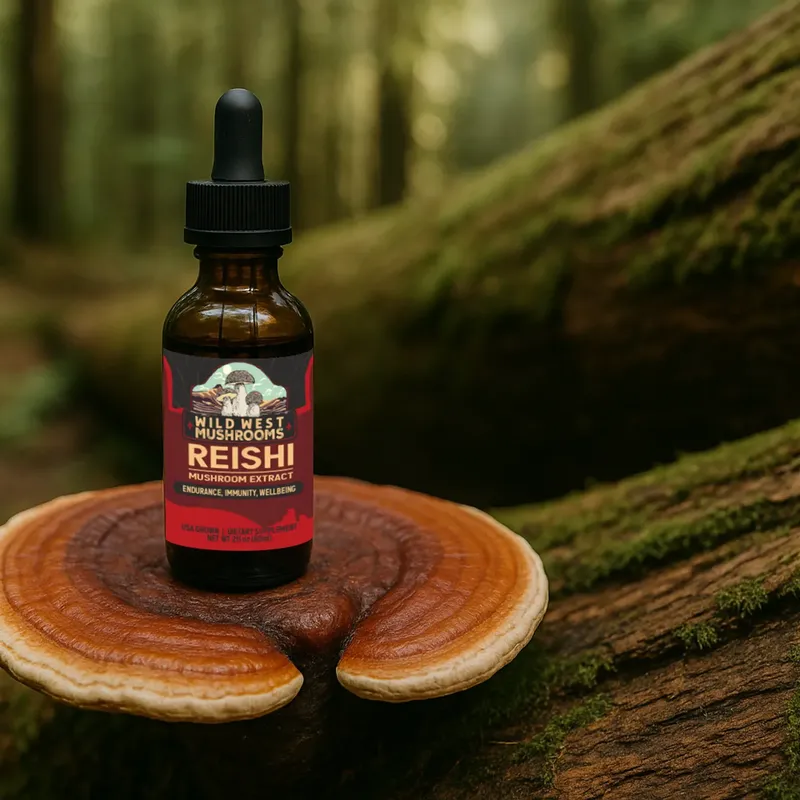 Reishi Tincture Wild West Mushrooms