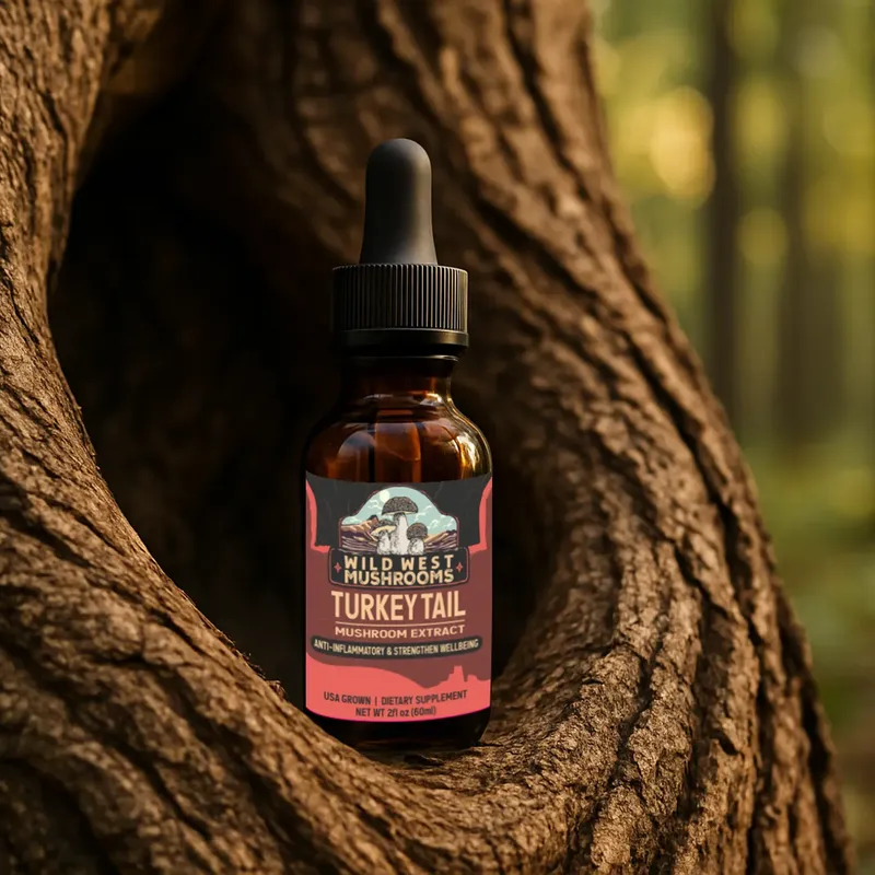 Turkey Tail Tincture In Nature