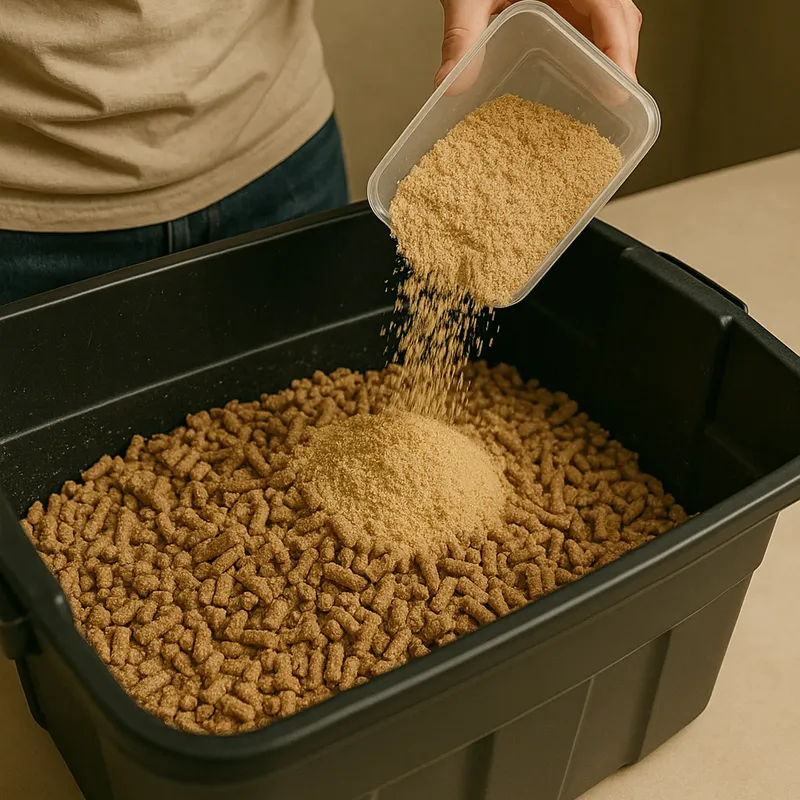 Wood Pellelts Wheat Bran