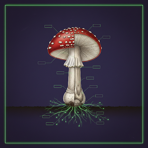 Parts of a Mushroom